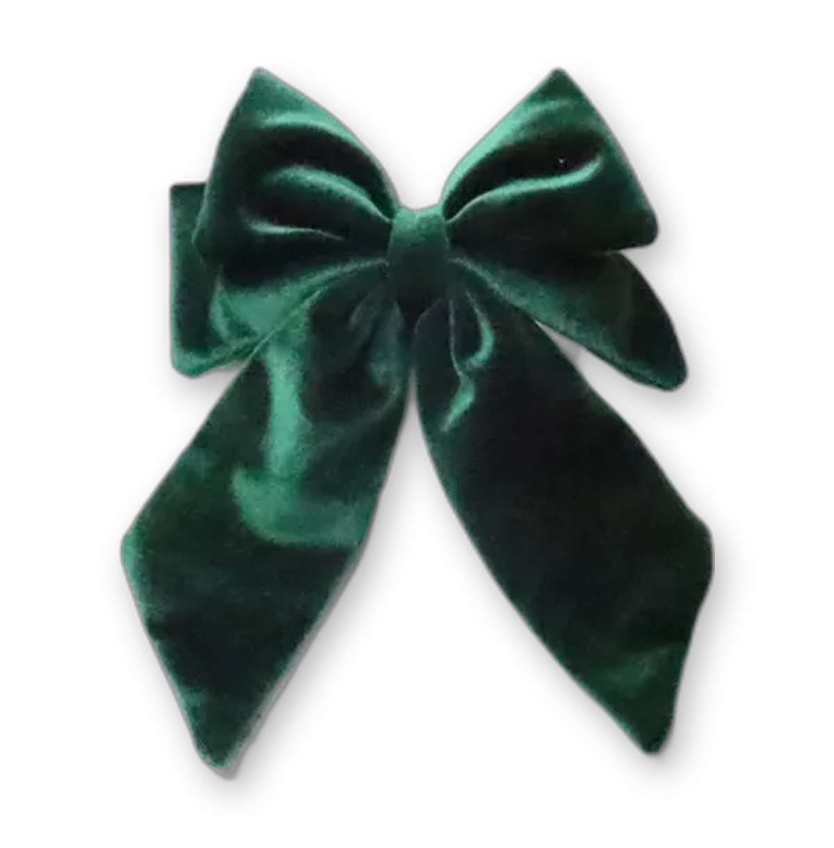 Green Velvet Large Sailor Bow — green velvet large dog sailor bow from Haus of Hank