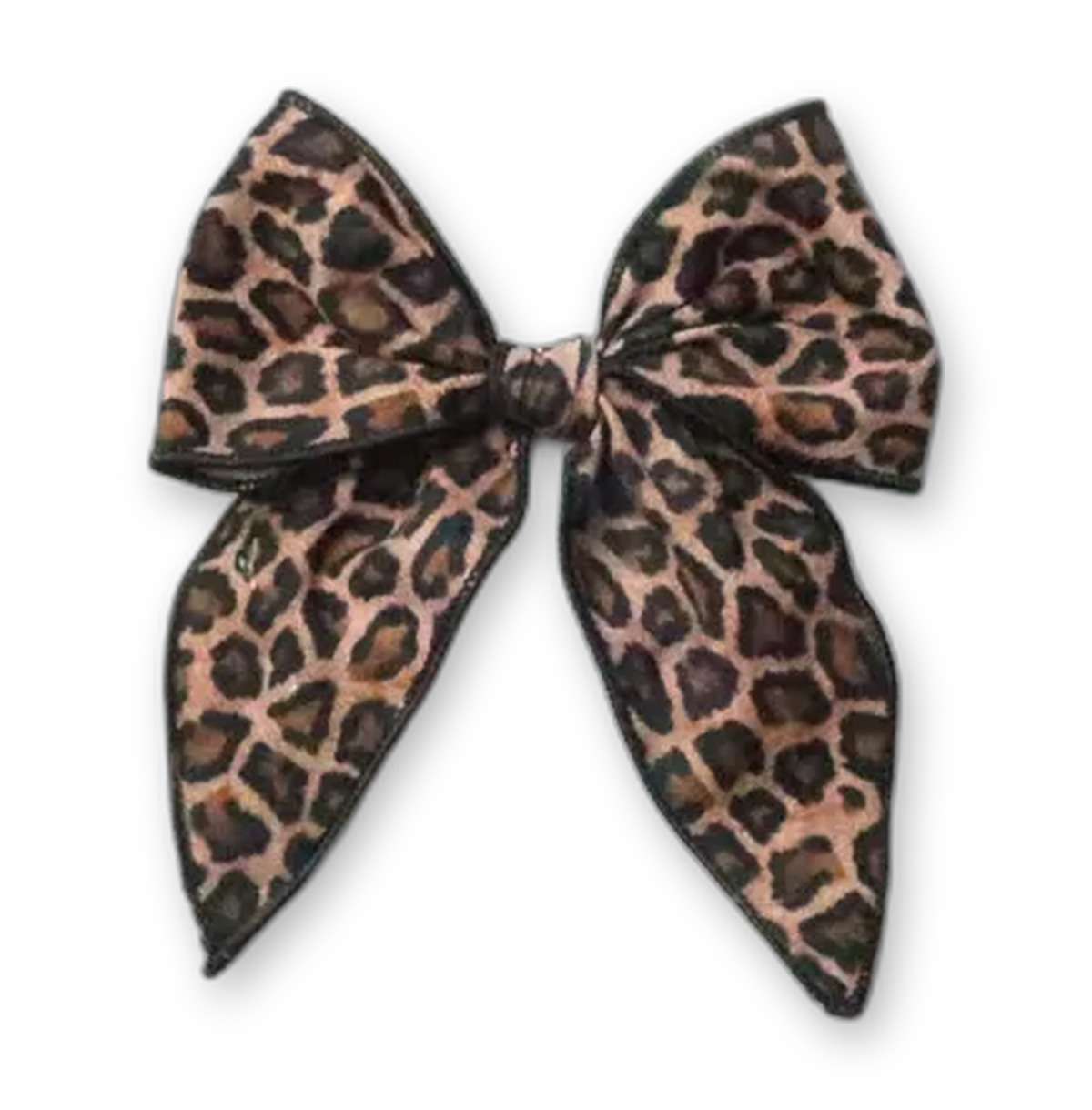 Paws gone WILD Medium Hair Bow — leopard print hair bow from Haus of Hank