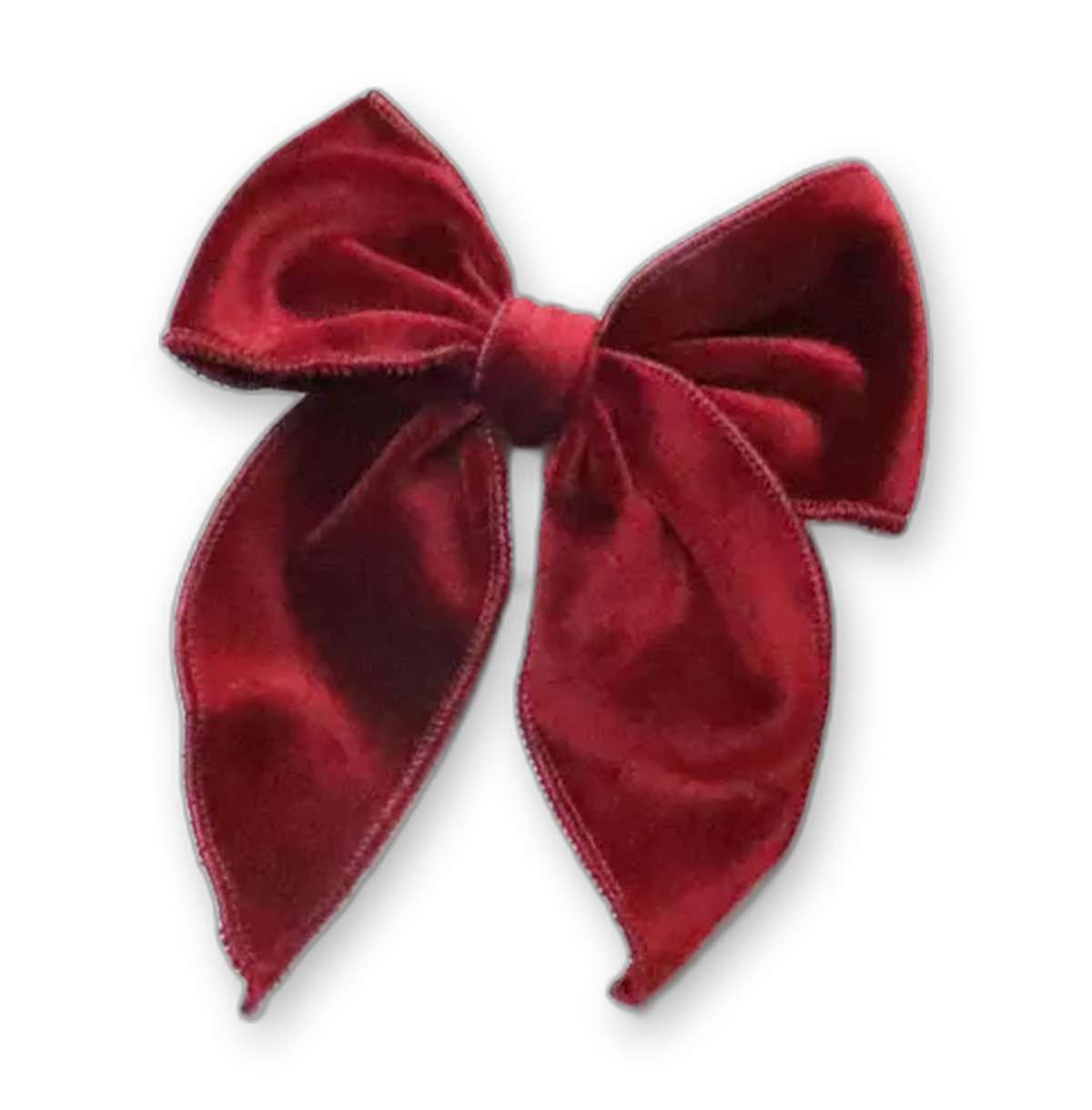 Red Velvet Medium Hair Bow — red velvet hair bow from Haus of Hank
