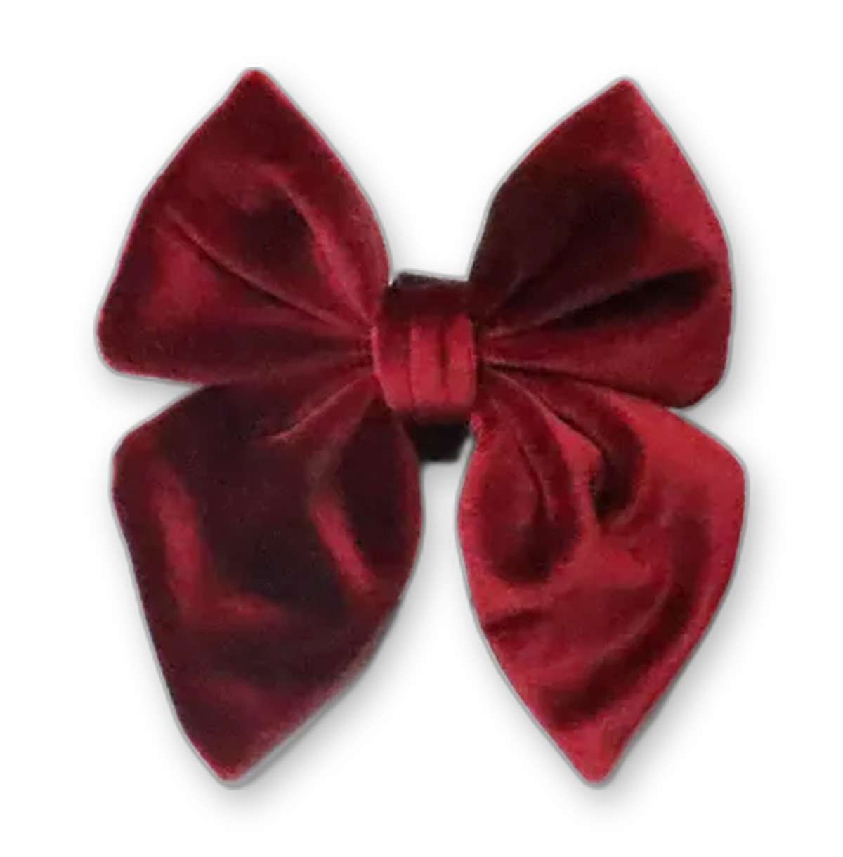 Red Velvet Medium Sailor Bow — red velvet dog sailor bow from Haus of Hank