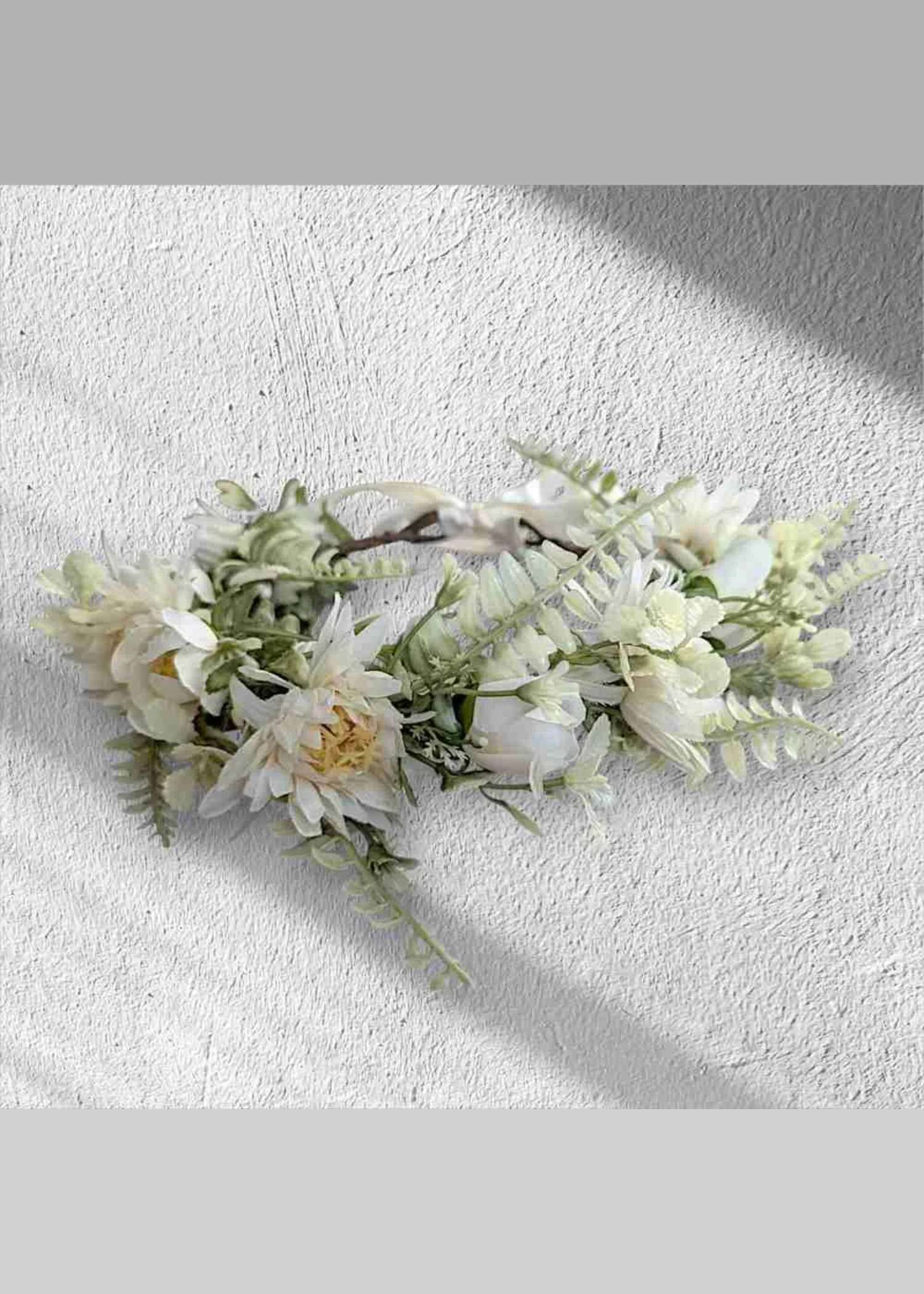 Flower Garland Ivory Roses
