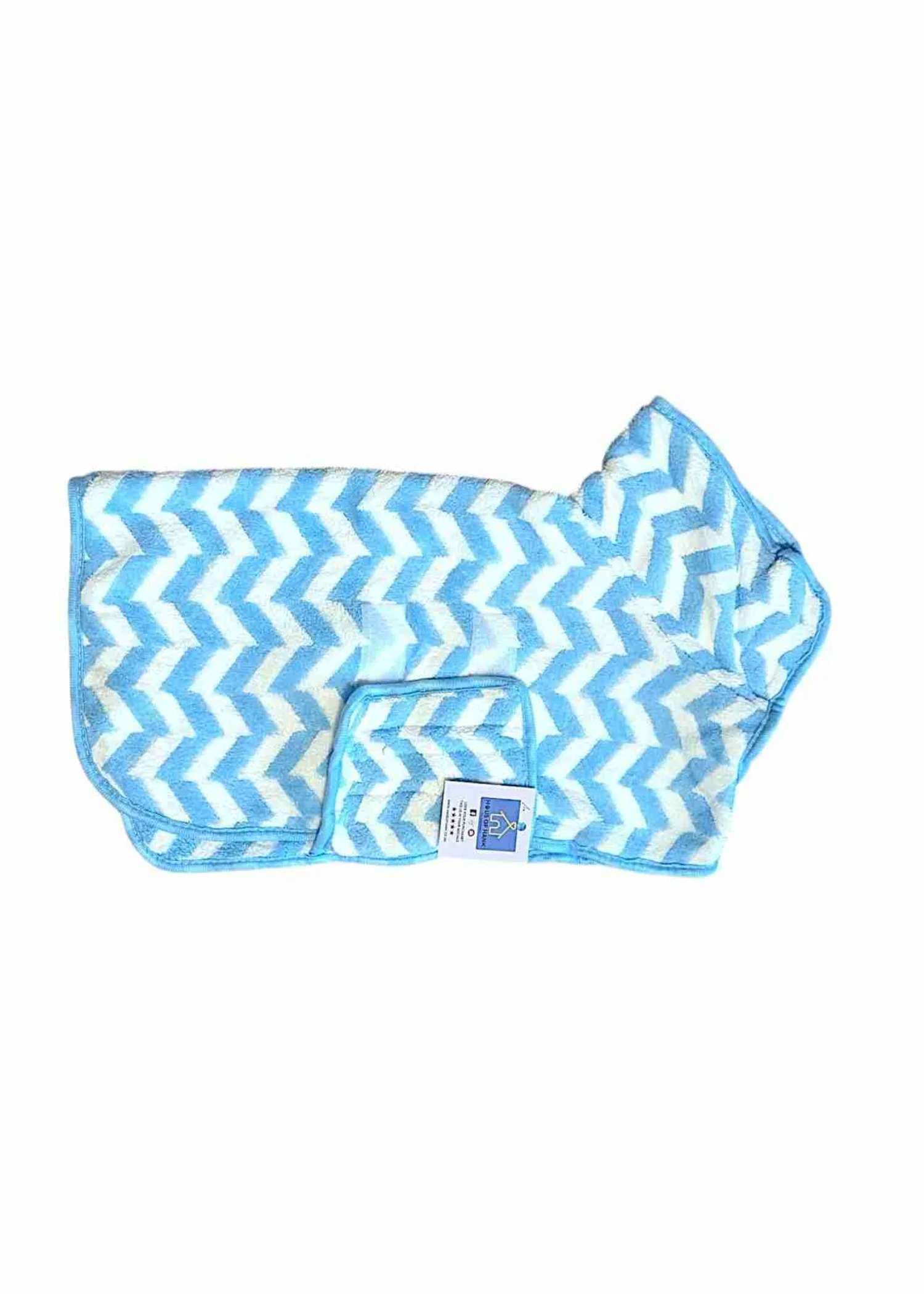 Waves Drying Robe Blue