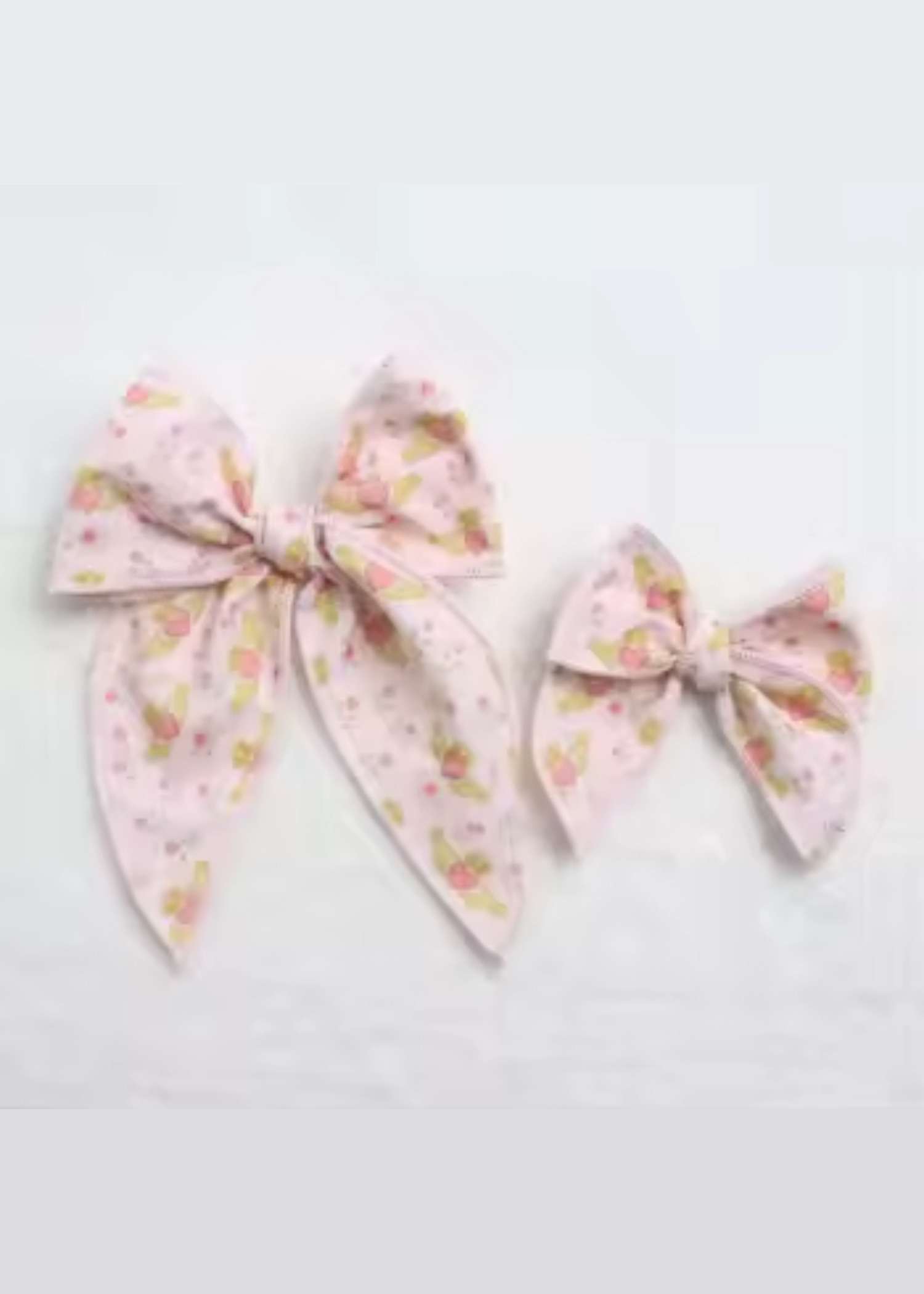 Blush Claddagh Small Hair Bow — Haus of Hank (view 3)