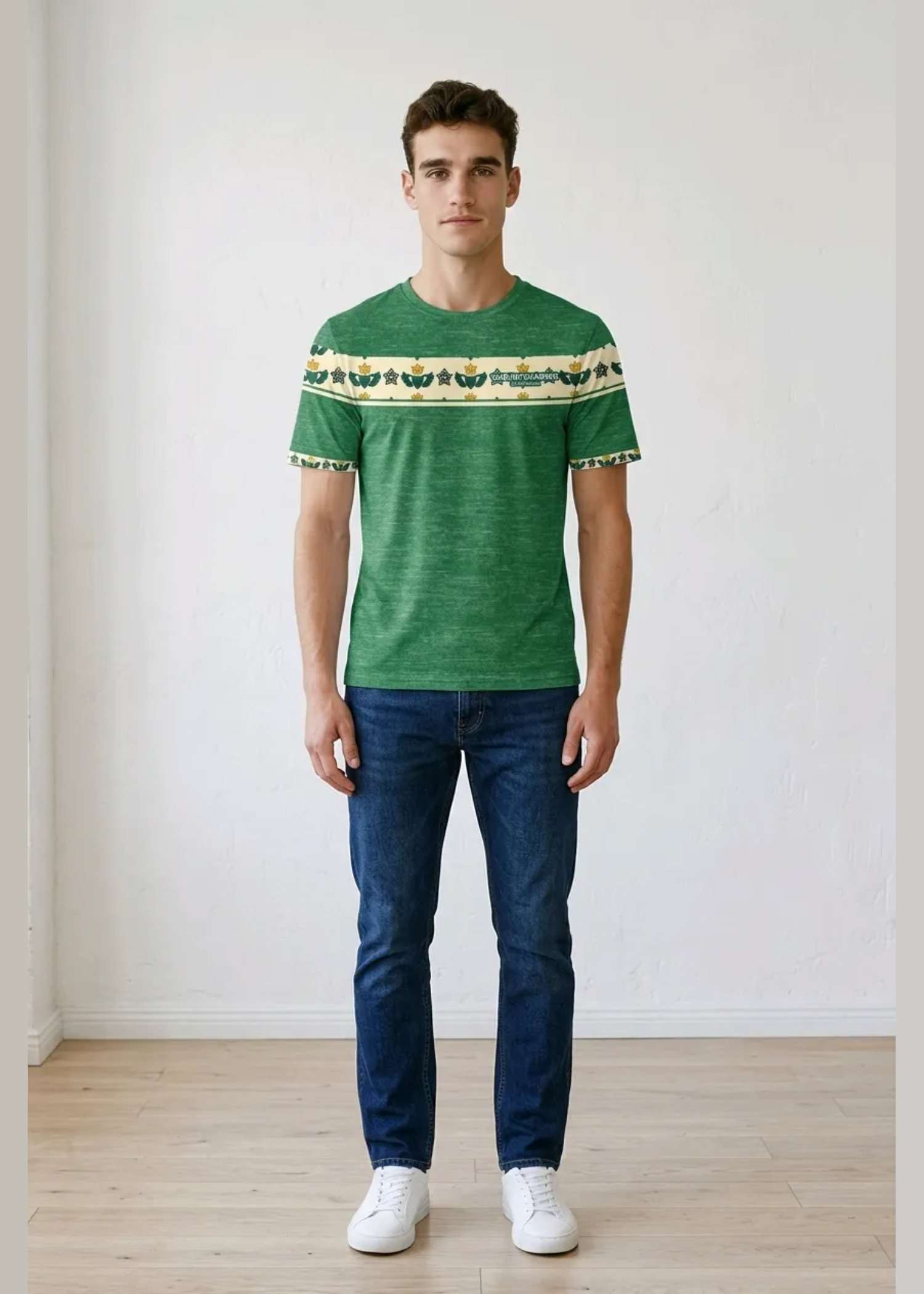 Emerald Claddagh Sports Tee — Haus of Hank (view 2)