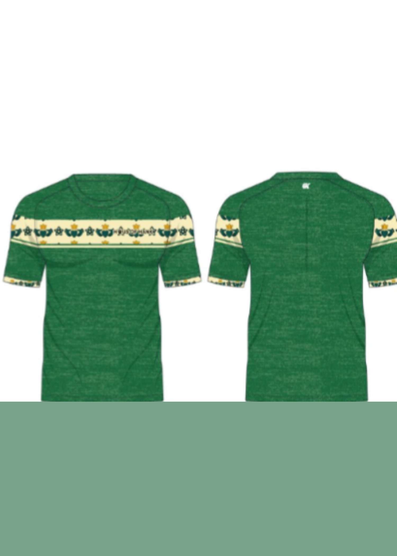 Emerald Claddagh Sports Tee — Haus of Hank (view 3)