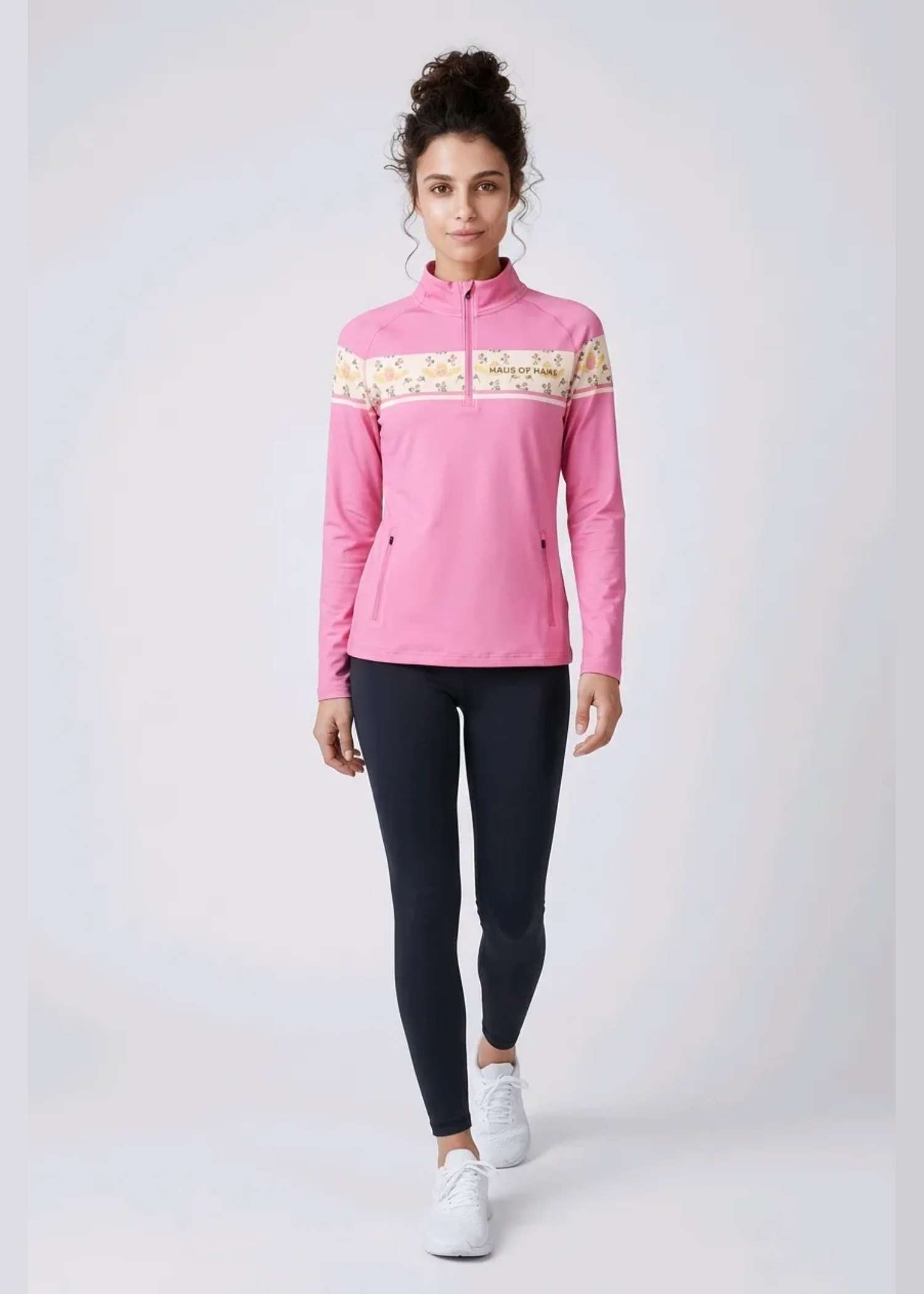 Blush Claddagh 1/4 Zip Pullover — Haus of Hank (view 2)