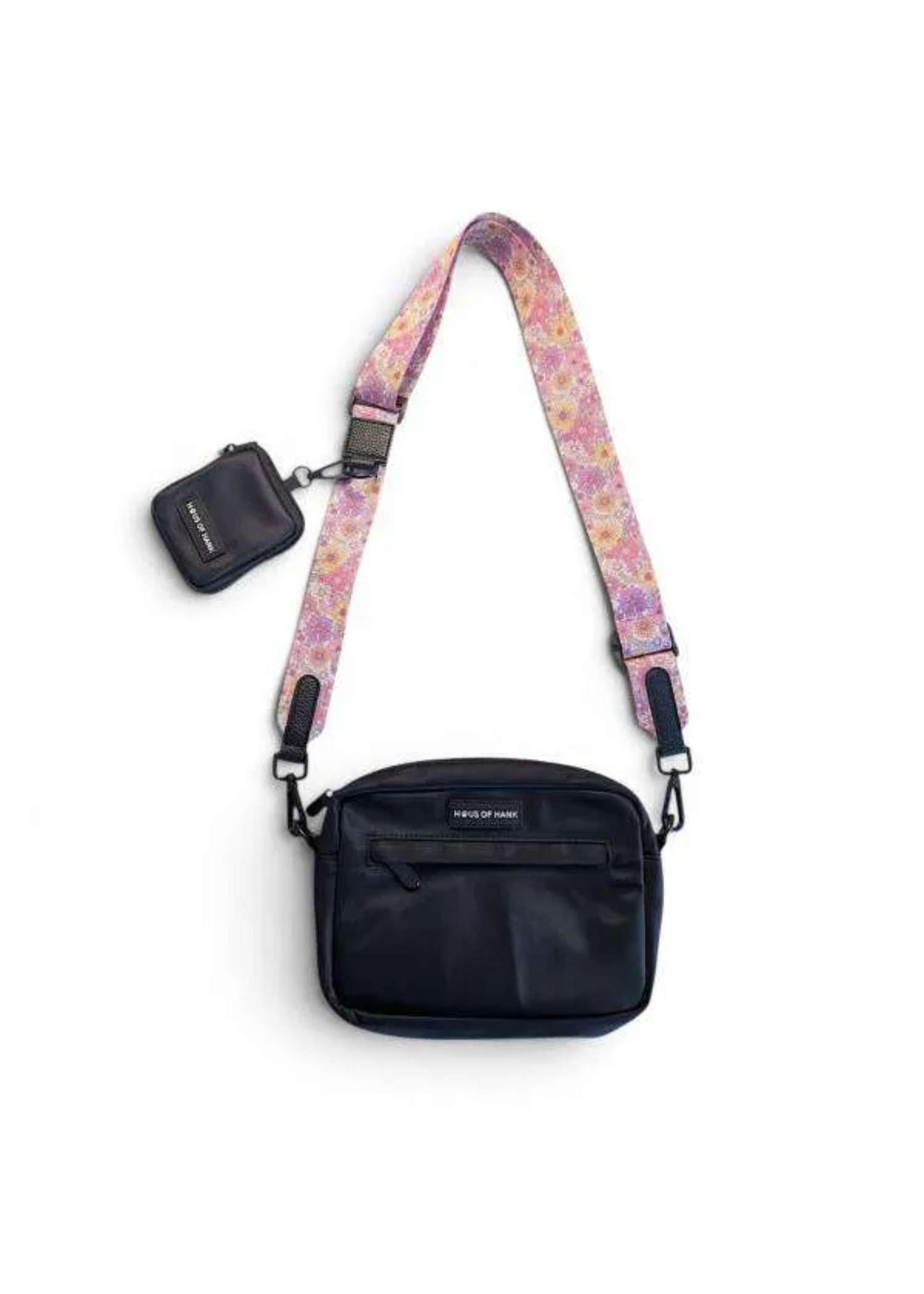 The Haus Original Walking Bag with Wildflower Strap — match your dog in the same design from Haus of Hank