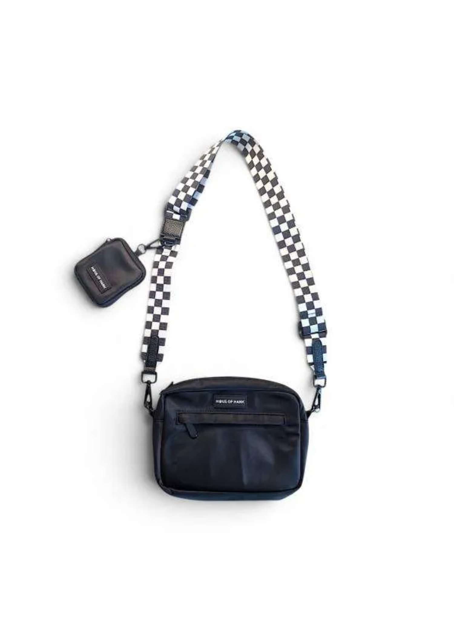 The Haus Original Walking Bag with Black & White Strap — gift for dog lovers from Haus of Hank