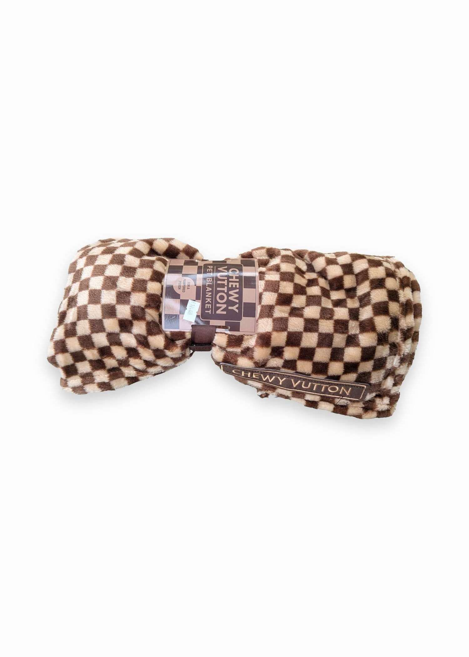 Chewy Vutton Luxury Blanket – 100cm x 70cm — dog blanket from Haus of Hank