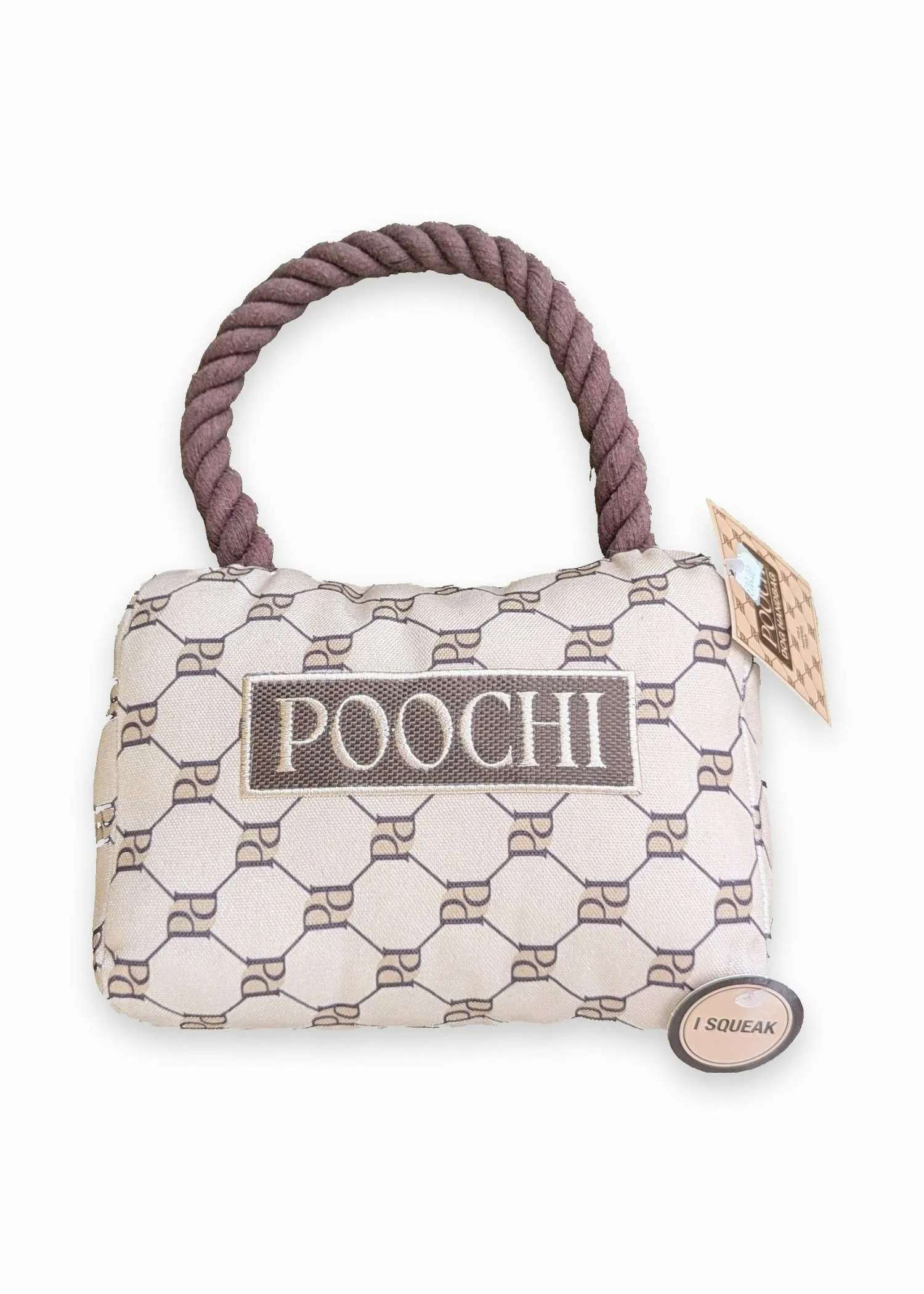Poochi Handbag Plush Toy — dog toy from Haus of Hank